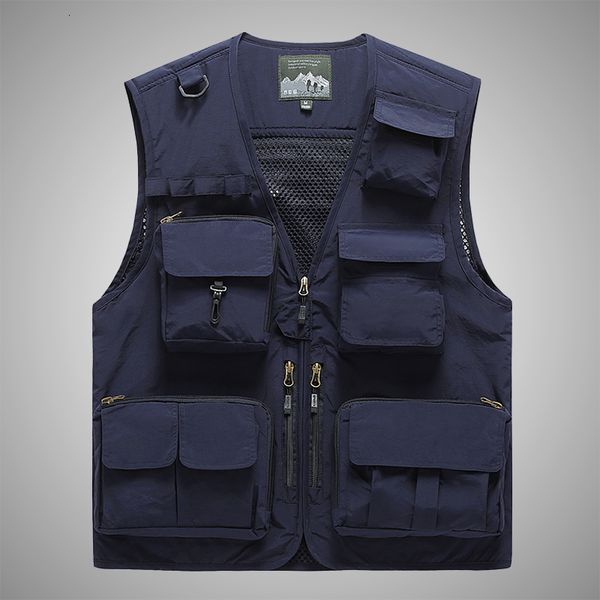 

men s vests spring autumn outdoors military black 2023 sleeveless jacket fashion fishing for pocket p ography casua waistcoat 230814, Black;white