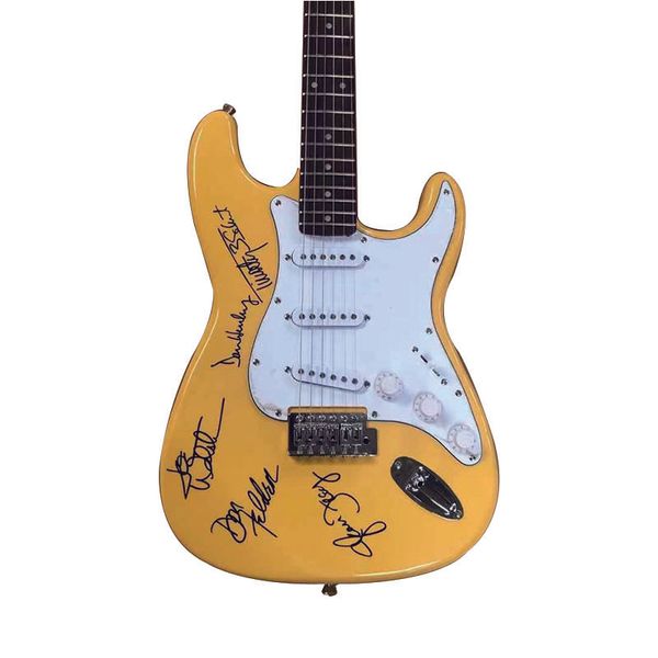 

guitar production plant custom made standard signed edition electric guitar