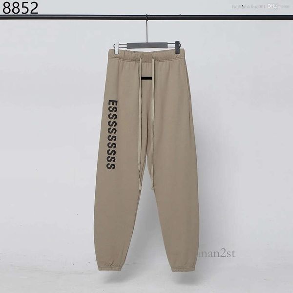 

mens pants designer sweatpants fashion essentail print sport pant high street essen joggers womens essent sweatpant trouser sweatpants, Black