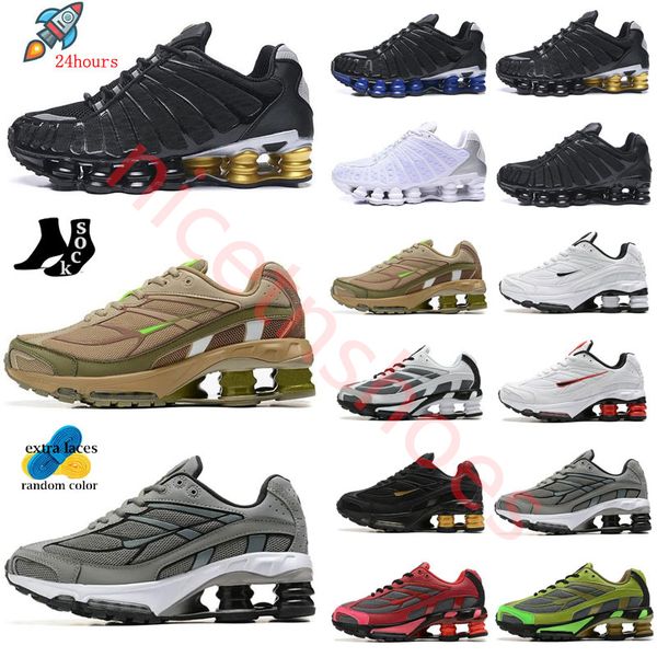 

r4 shox nz tl dark grey black metallic silver white university red running shoes comet red platinum thunder men bred trainers sports game ro