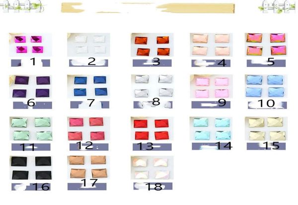 

square 3mm20mm austria crystal beads charm glass beads loose spacer bead for diy jewelry making6245635