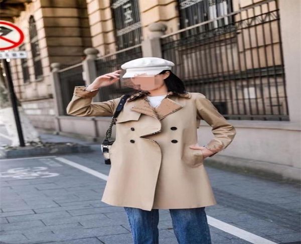 

classic coat women039s fashion british midlength trench coathighquality brand design doublebreasted trenchs coats sxxl pl9289151, Tan;black