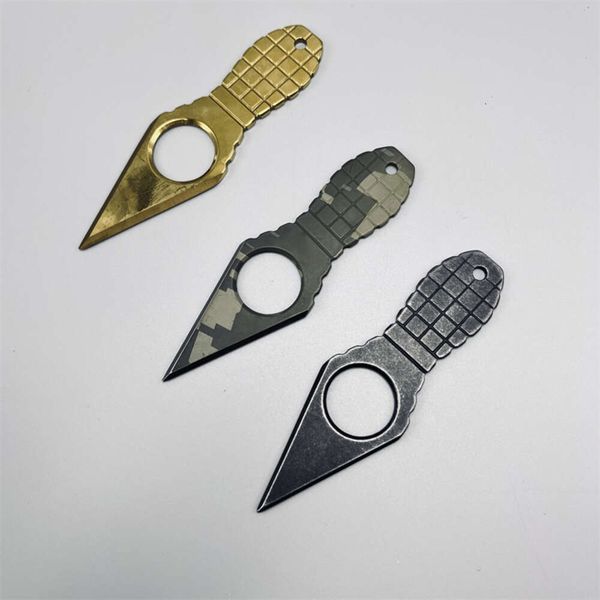 

tactical knife tactical tool 588dg grenade neck fixed blade knife