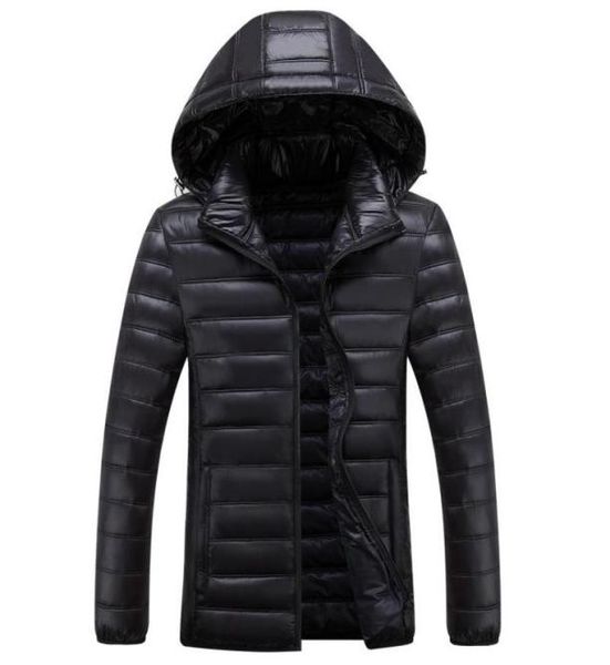 

men parkas plus size winter warm jacket mens puffer coat man hooded overcoat quilted jackets5832440, Black