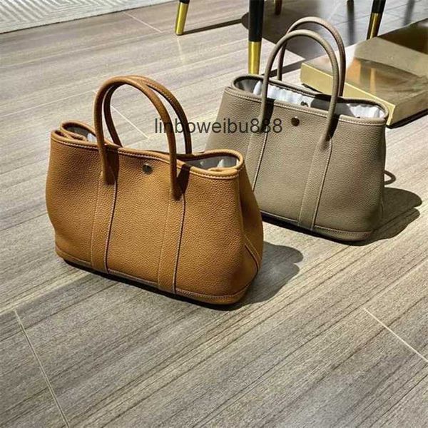 

authentic handbag designer garden party tote bag new cowhide bag large capacity shopping bag versatile oneshoulder tote bag ksty