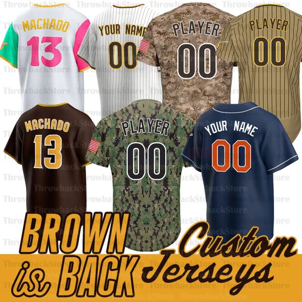 

fernando tatis jr jersey manny machado yu darvish tony gwynn blake snell musgrove eric hosmer jake cronenworth brown is back jerseys, Blue;black