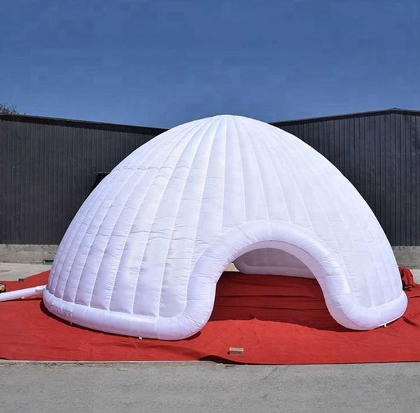 

selling large inflatable dome tent led white party events igloo yurt tents for sale