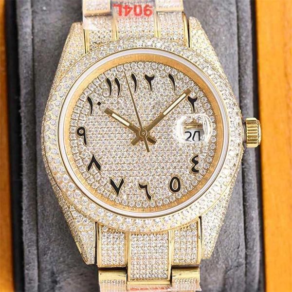 

full watches ap diamond watch mens automatic mechanical 40mm business wristwatches made of 904l stainless steel montre de luxe 45nu, Silver