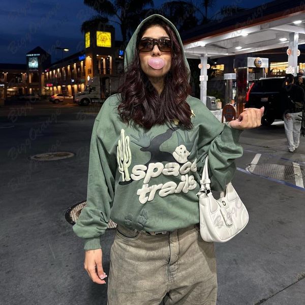 

men s hoodies sweatshirts college sweatshirt comfortable harajuku goth clothing kpop loose y2k multicolor foaming process oversized hoodie 2, Black