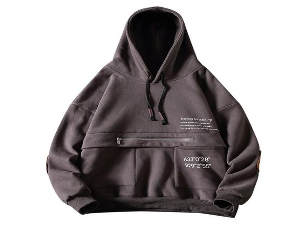 

mens spring autumn hoodie sweatshirt hip hop punk pullover streetwear casual fashion clothes hoodies sweatshirts 6732757, Black
