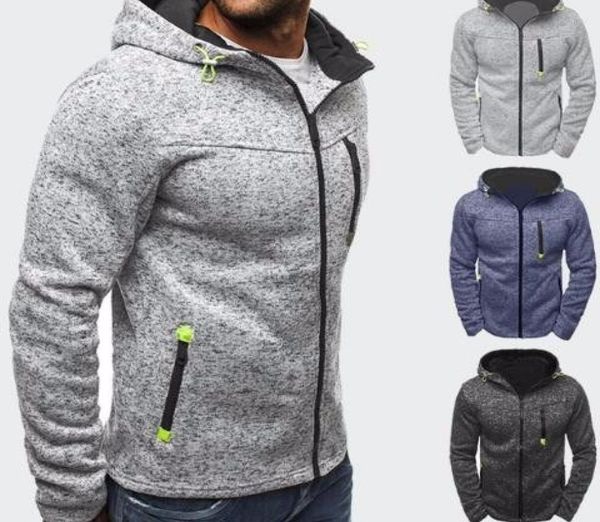 

2019 autumn men039s jackets hooded coats casual zipper sweatshirts male tracksuit fashion jacket mens clothing outerwear ml0324282202, Black