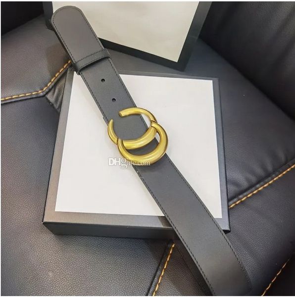 

men designers belts classic fashion genuine leather ladies printed belt man casual letter smooth buckle womens leather belt width 3.8cm jean, Black;brown