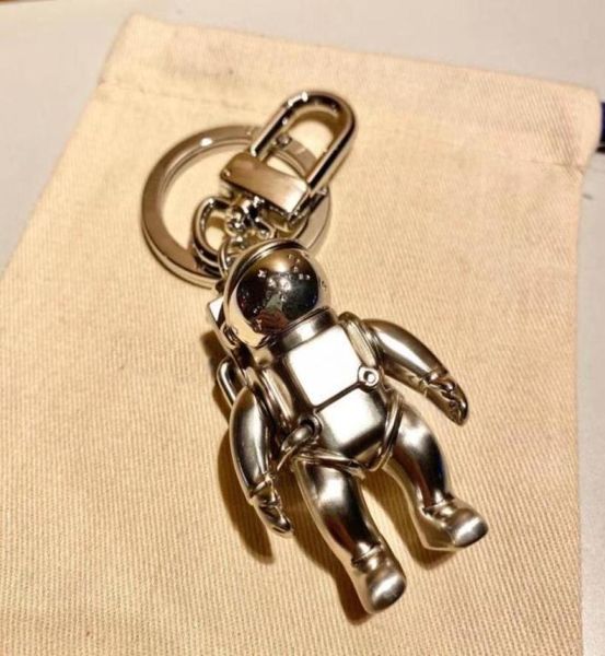 

fashion astronaut design keychain charm key rings for mens and women party lovers gift keyring jewelry77635306226476, Slivery;golden