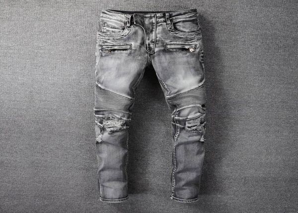 

2021 b13almain jeans men039s luxury designers denim jeans holes trousers biker pants 10946073594, Blue