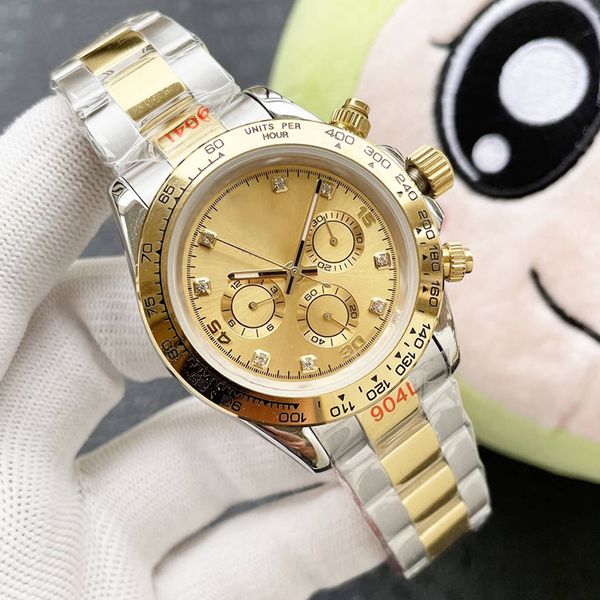 

men's luxury watch 40mm automatic mechanical sapphire designer watch 904l stainless steel waterproof box montre de luxe watch dhgate, Slivery;brown