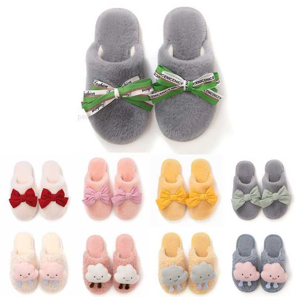 

winter slippers for fur discount women pink brown black grey snow slides indoor house outdoor girls ladies furry slipper flats soft270 ry