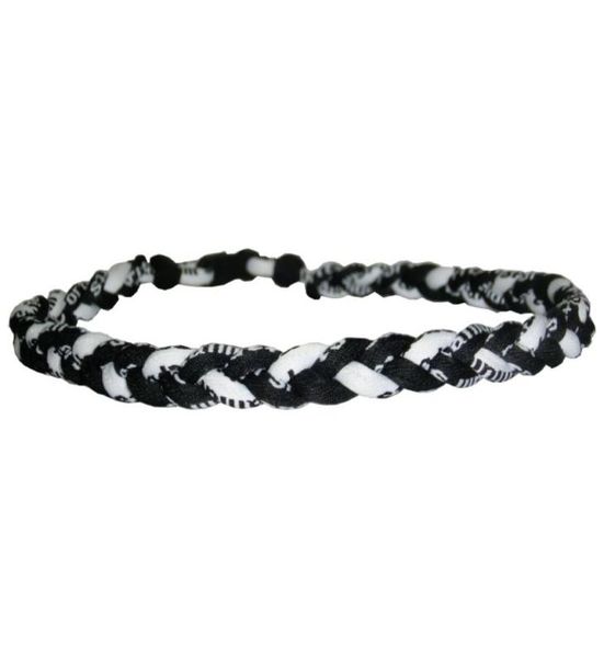 

original men kids boys titanium braided 3 ropes tornado choker for sports football baseball softball girls mom necklace9047596, Golden;silver