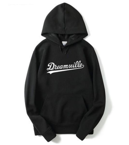 

men dreamville sweatshirts autumn spring hooded hoodies hip hop fashion male casual pullovers clothing m2xl1412967, Black
