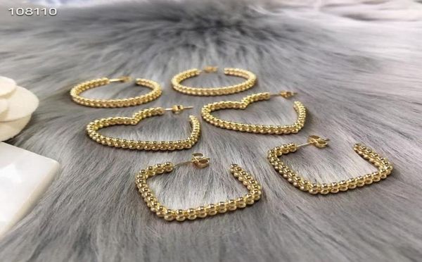 

bale official reproductions highest counter quality studs brand designer women earrings fashion brass gold plated luxury earring a3200205, Golden;silver
