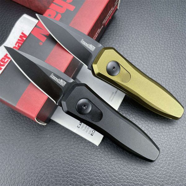 

tactical knife new kershaw 7500blk launch 4 au.to folding knife 8cr13mov black dlc blade, aluminum handles outdoor camping hunting pocket to