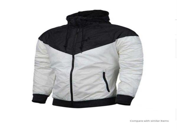 

autumn men jacket coat sports brand sweatshirt hoodie with long sleeve zipper windbreaker mens clothing hoodies 221m9462410, Black;brown