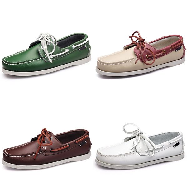 

men casual shoes designer sneakers black white green yellow nary blue grey leather fashion mens running comfortable outdoor sports trainers