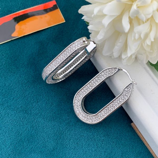 

cl earrings for woman brand designer official reproductions brand designer fashion highest counter quality premium gifts with box 002, Silver