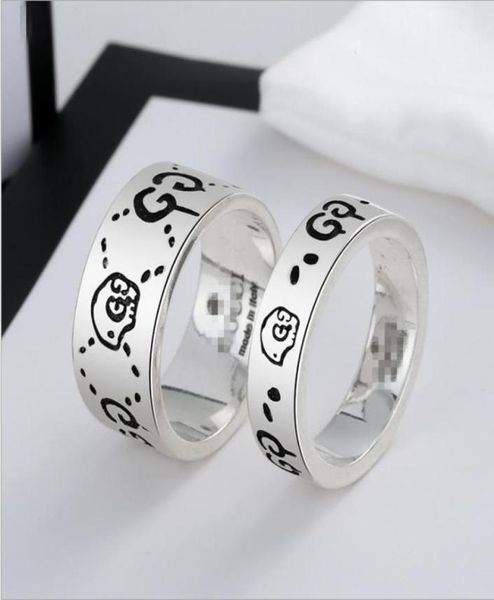 

retro skull imp student ring ancient family love fearless love closed lovers men and women alike5882223, Silver