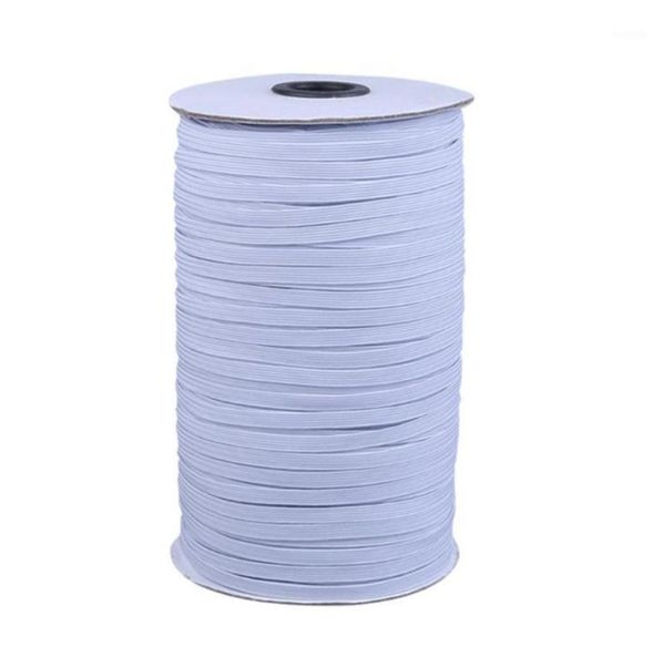 

200 yards length 012 inch width braided elastic band cord knit band for sewing diy mask bedspread19212323, Black