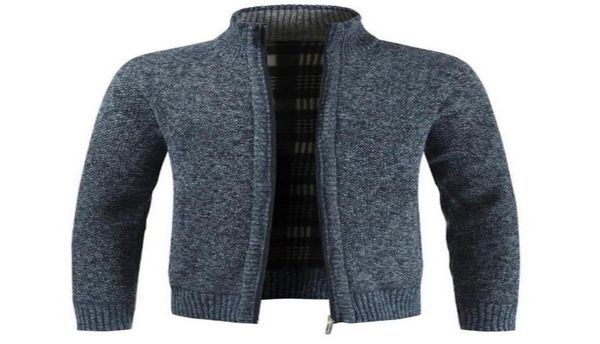 

sfit men warm thick fashion business casual sweater cardigan men brand slim fit knitwear outwear warm winter sweater jumper4274276, White;black