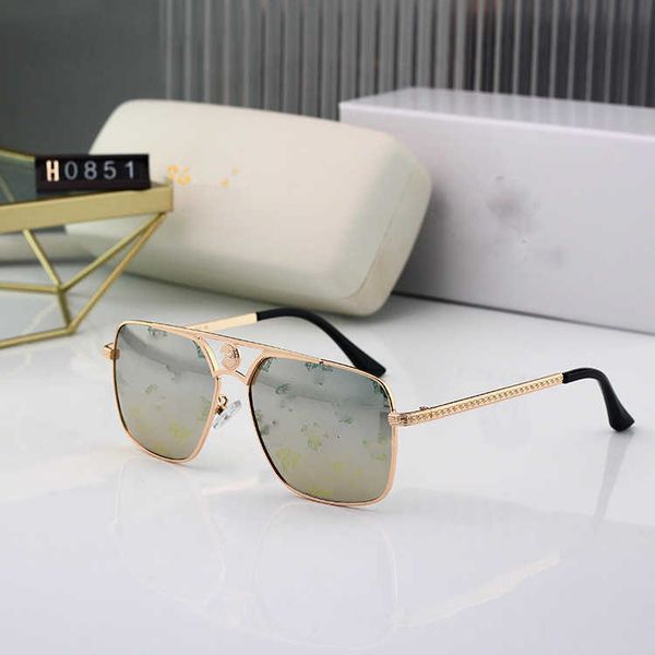 

fashion designer cool sunglasses 2023 new box glasses men's and women's printed uv protection1axy, Black