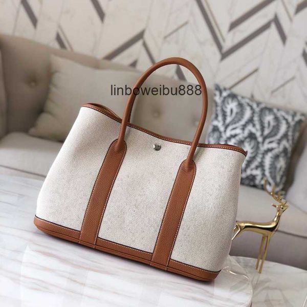 

designer herbags mas s tote bags garden party handmade wax line canvas bag large capacity one shoulder crossbody handheld versatile bucket t