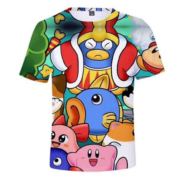 

mens tshirts summer 2020 game star kirby 3d t shirt hip hop short sleeve funny tshirt hipster graphic tees anime clothing26238907457, White;black