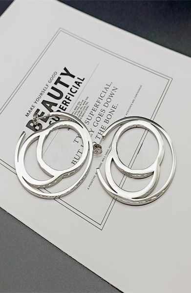 

titanium steel rose gold silver charm earrings g double letter designer ladies models wedding anniversary gift girlfriend european5572159, Golden