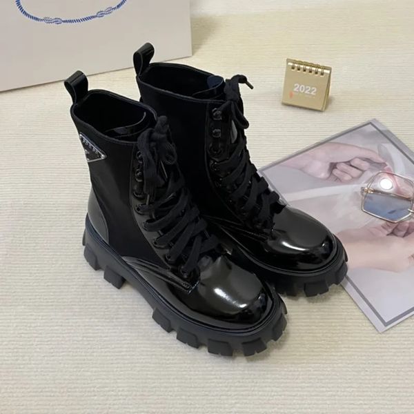 

designer boots autumn winter womens for women 's slip-on round toe ankle boats men buckle motorcycle luxurious ladies brand short woman, Black