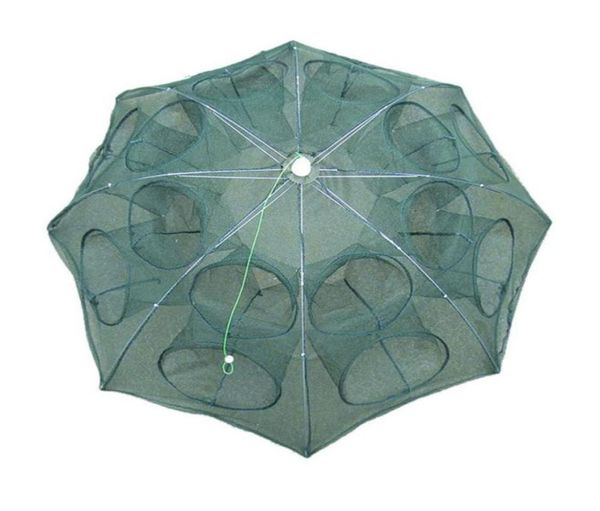 

folding bait fish trap net 16 holes crablobstershrimp cast dip cage fishing accessories3309153