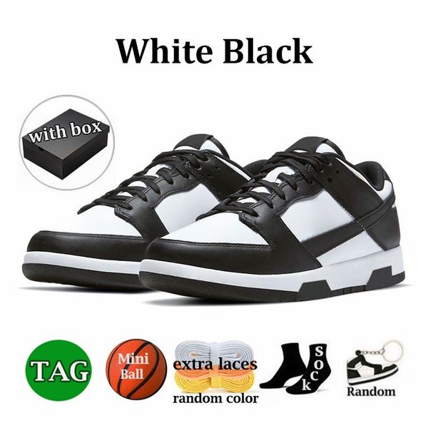 

with box low shos panda triple pink grey fog syracuse team green running shoes for mens womens medium olive unc sail sb gai sneakers flat tr, Black