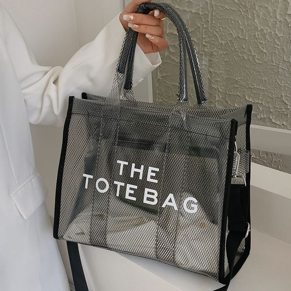 

evening bags super trended women's transparent bag water proof pvc shoulder crossbody bags summer large capacity commute handbags 23081