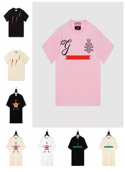 

5a designer xurys men women t shirt pineapple cotton lady tees tshirt with g blade print1842952, White