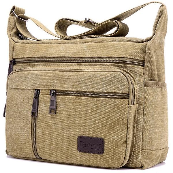 

briefcases men canvas shoulder bags casual tote travel men's crossbody bag luxury messenger bags fashion handbag 230812