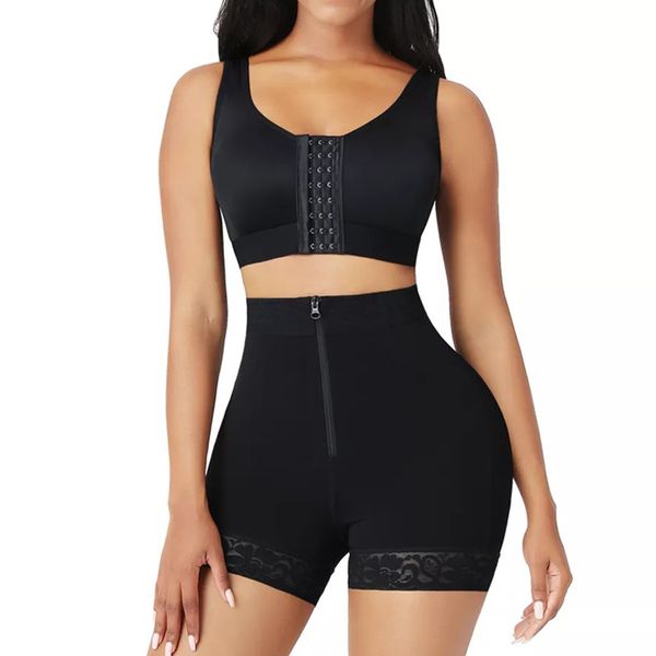 

waist tummy shaper fajas colombianas waist trainer butt lifter body shapewear corset push up high waist panties underwear tummy control hip