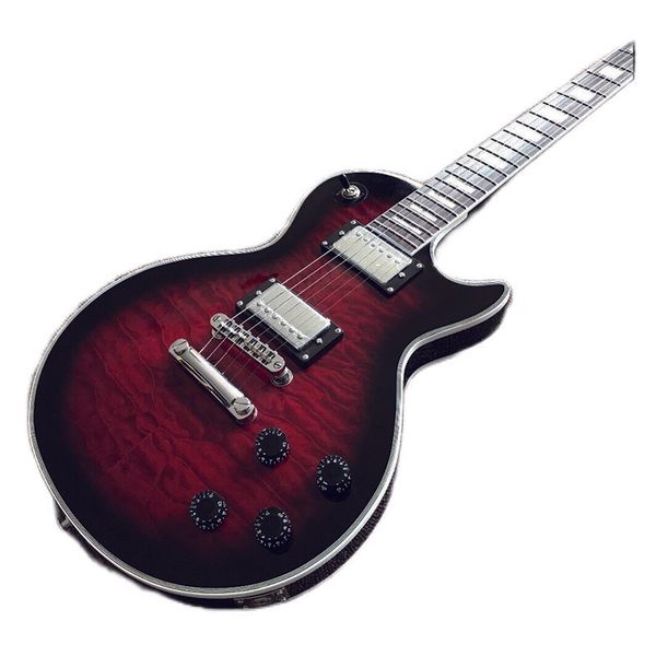 

guitar production plant custom made electric guitar red circle black guitar