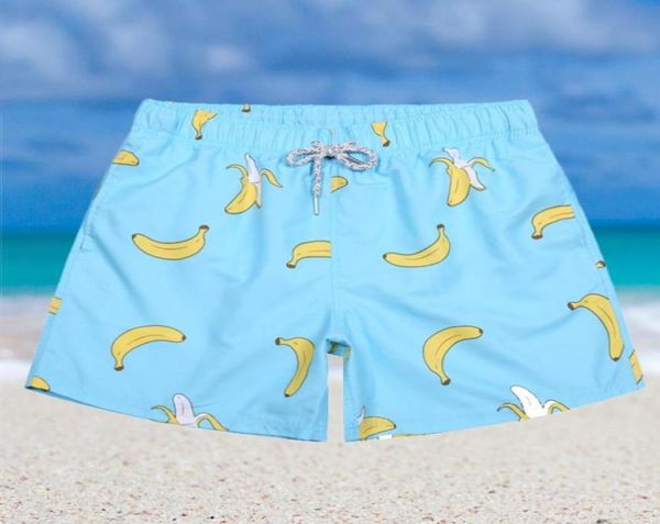 

men shorts board beach swimwear swimming elastic banana printed casual running sports surffing men039s6099642, White;black
