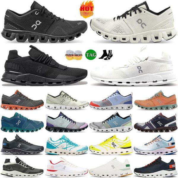 

2023 new mens womens running shoes outdoor shoes cloudnova form sneakers shoe triple black white