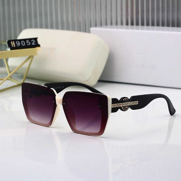 

Fashion Designer Cool sunglasses 2023 new women's UV-resistant box glasses beauty head net red sameWIKV