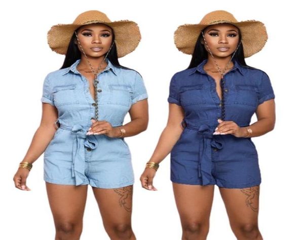 

fashion slimming blue women denim jean one pieces horts jumpsuit54228388300318, Black;white