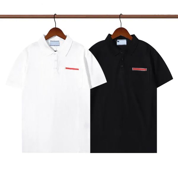 

summer brand clothes luxury designer polo shirts men casual polo bee print embroidery t shirt high street mens polos, White;black