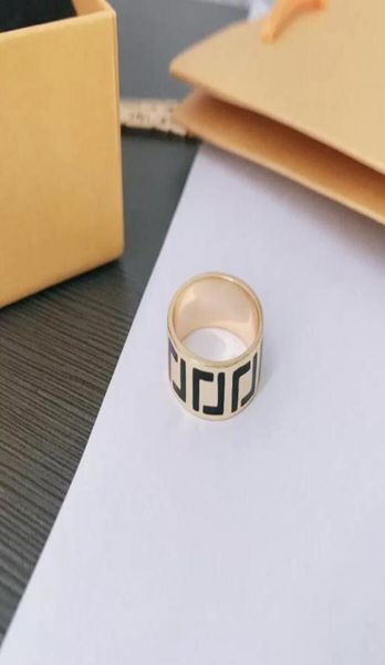 

designer extravagant channel set love ring gold silver rose stainless steel letter rings fashion women men wedding jew6116278
