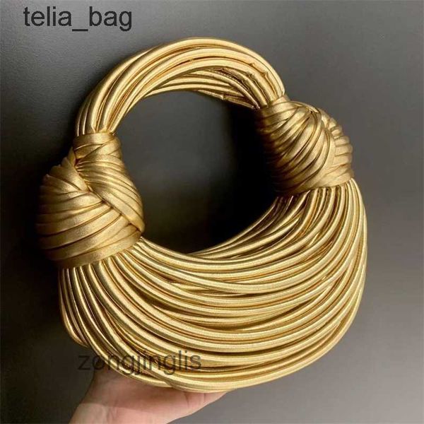 

women's bottegaas bags designer large tote bag venetaas handbags noodles bag 2023 fashion new knot woven handheld pull bread one should