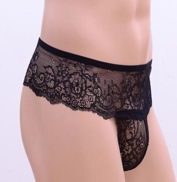 

whole low 5pcslots lace men039s fashion tpants gstrings underwear 75ty29571255789212, Black;brown
